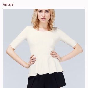 Babaton Barrett Peplum Top